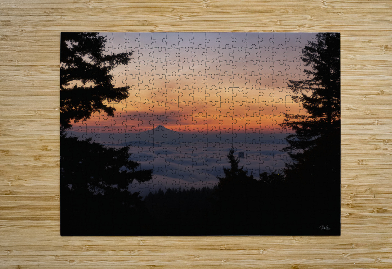 Fog Over Portland Rob Allen Photography Puzzle printing